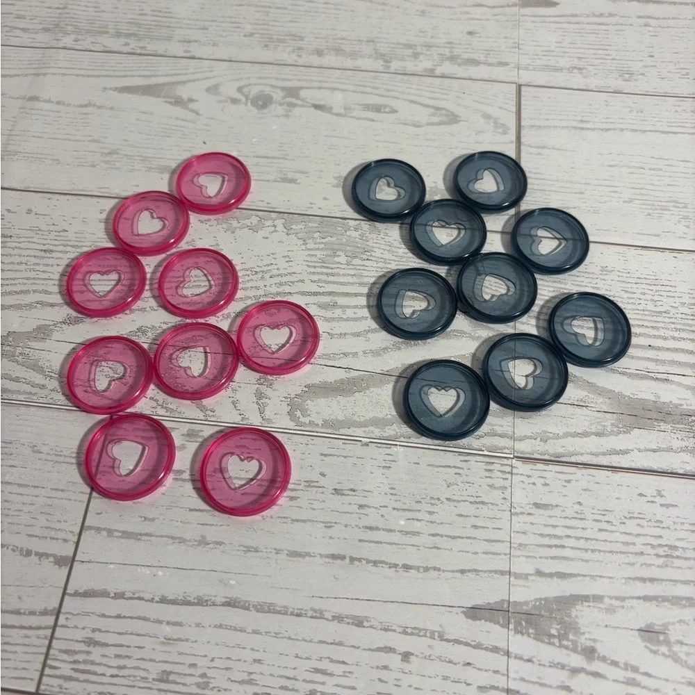 The Happy Planner Mini Pink and Navy Blue Heart Discs 2 Sets